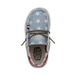 Wally Toddler Americana - Denim Star 13 Wally Toddler Americana - Denim Star -Timeless Shoes Shop 40581 4NR WALLYAMERICANATODDLER DENIMSTAR LEFTTOP