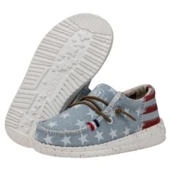 Wally Toddler Americana - Denim Star 10 Wally Toddler Americana - Denim Star -Timeless Shoes Shop 40581 4NR WALLYAMERICANATODDLER DENIMSTAR PAIRBOTTOM
