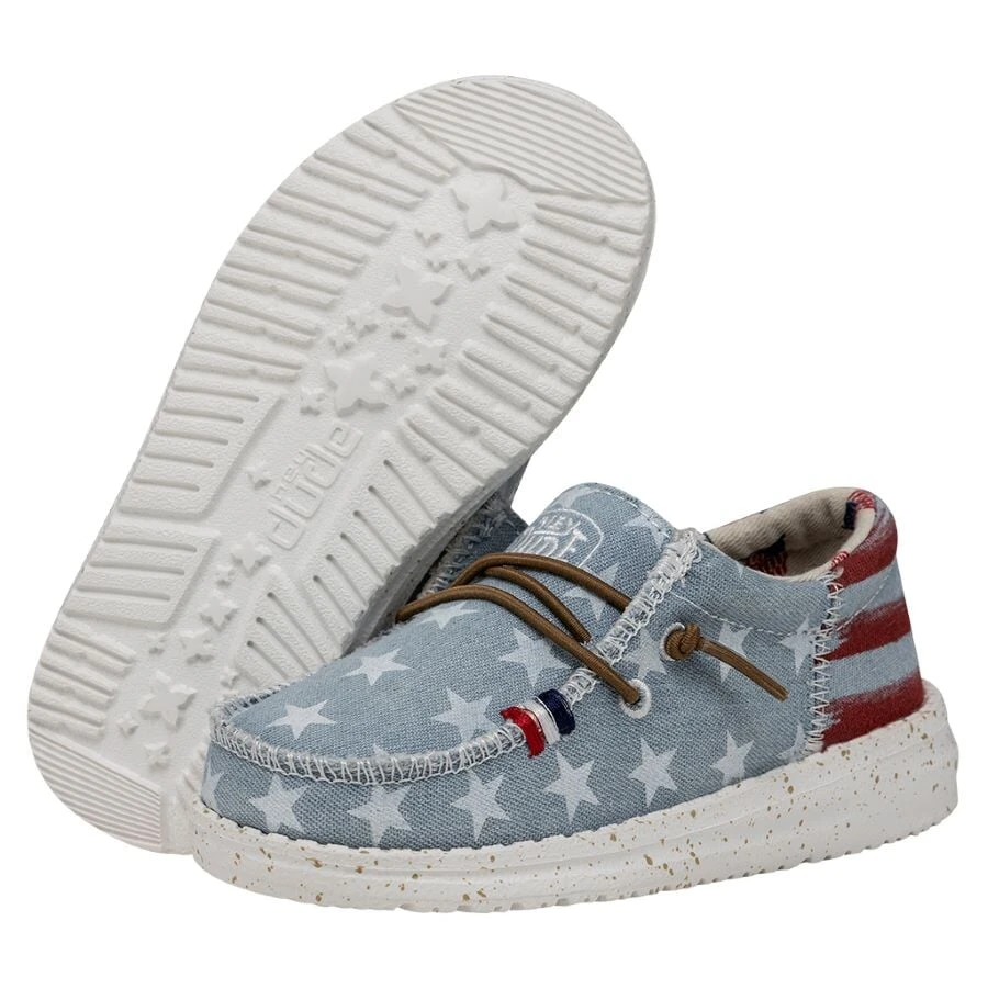 Wally Toddler Americana - Denim Star 5 Wally Toddler Americana - Denim Star - Image 3