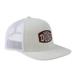 Trucker Cap - Cream -Timeless Shoes Shop 41004 13R TruckerHat Cream Side