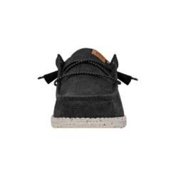 Wally Washed Canvas - Black -Timeless Shoes Shop FW23 M 40296 001 WALLY WASHED CANVAS BLACK LEFT FRONT