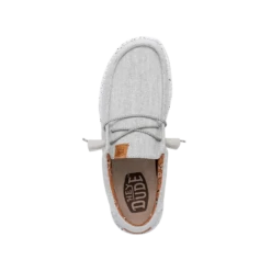 Wally Washed Canvas - Light Grey 13 Wally Washed Canvas - Light Grey -Timeless Shoes Shop FW23 M 40296 007 WALLY WASHED CANVAS LIGHT GREY LEFT TOP