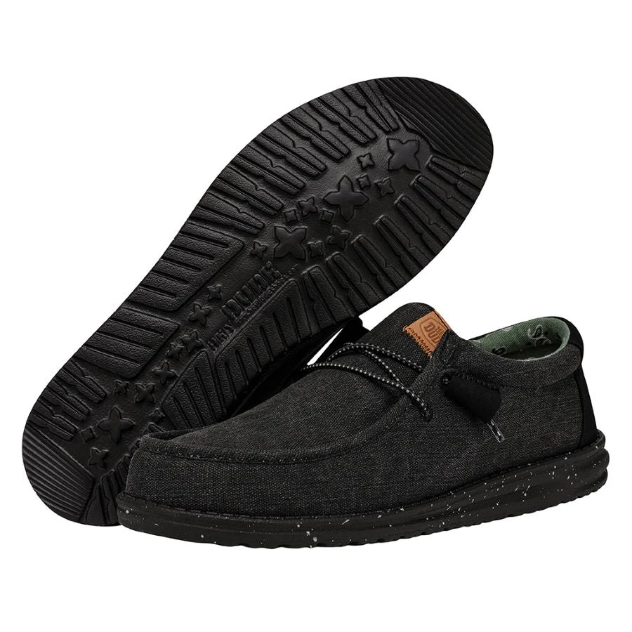 Wally Washed Canvas - Black/Black 5 Wally Washed Canvas - Black/Black - Image 3