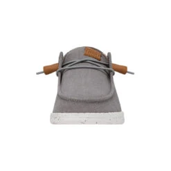 Wendy Washed Canvas - Grey 11 Wendy Washed Canvas - Grey -Timeless Shoes Shop FW23 W 40297 030 WENDY WASHED CANVAS GREY LEFT FRONT