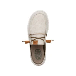Wendy Washed Canvas - Cream -Timeless Shoes Shop FW23 W 40297 13R WENDY WASHED CANVAS CREAM LEFT TOP