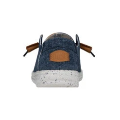 Wendy Washed Canvas - Navy -Timeless Shoes Shop FW23 W 40297 410 WENDY WASHED CANVAS NAVY LEFT BACK