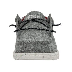 Wally Blend - Black -Timeless Shoes Shop SS22 M 112474987 WALLY ECO LINEN BLACK LEFT 4