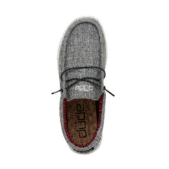 Wally Blend - Black -Timeless Shoes Shop SS22 M 112474987 WALLY ECO LINEN BLACK LEFT 6