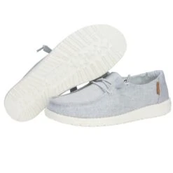 Wendy Chambray - Light Grey -Timeless Shoes Shop WendyLinenLightGrey2 6784e94f 9614 4a61 9441 4742f380375f